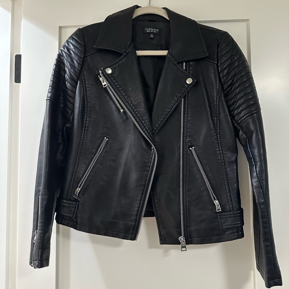 Faux Leather Jacket